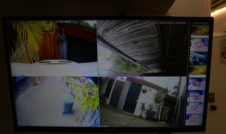 CCTV cameras inside my van